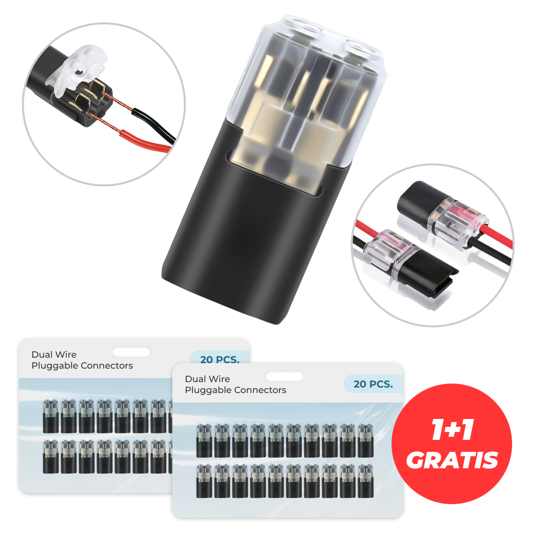 WIREBINDER™ КОНЕКТОРИ ЗА КАБЕЛИ - 40 БР 1+1 БЕЗПЛАТЕН