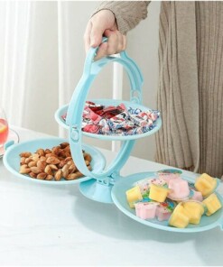 Alternative view of TRIOTRAY™ 3-ЕТАЖЕН СГЪВАЕМ ПОДНОС ЗА СЕРВИРАНЕ