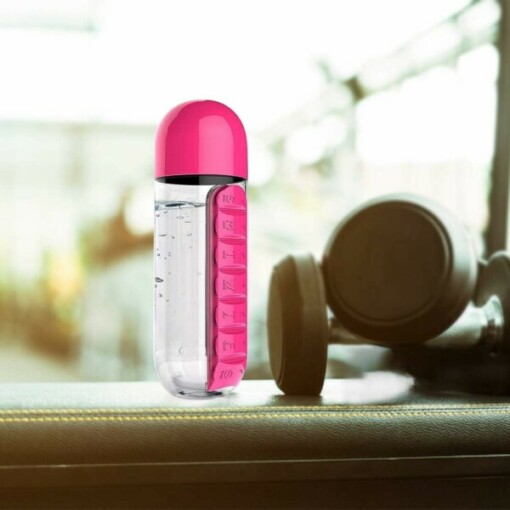 PILLFLASK™ БУТИЛКА ЗА ВОДА 600МЛ PILLBOX - Image 7