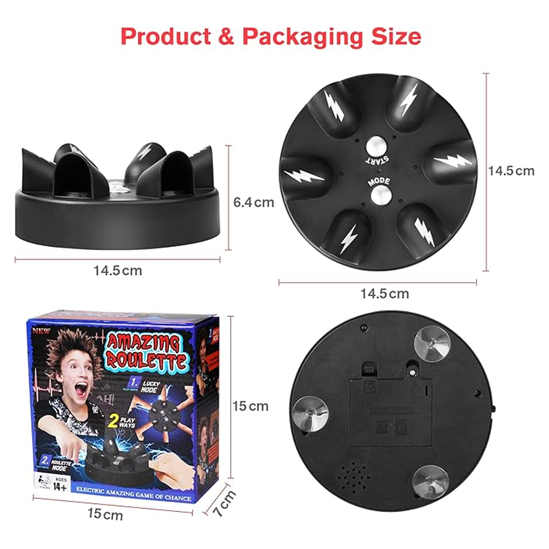 Voltaro™ - Електрическа парти рулетка (2–6 играчи) - Image 6