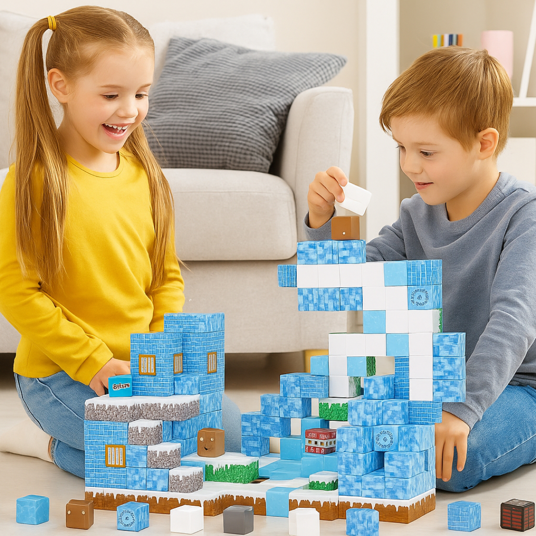 BuildEase™ - Магнитни блокчета за строителство - Image 2