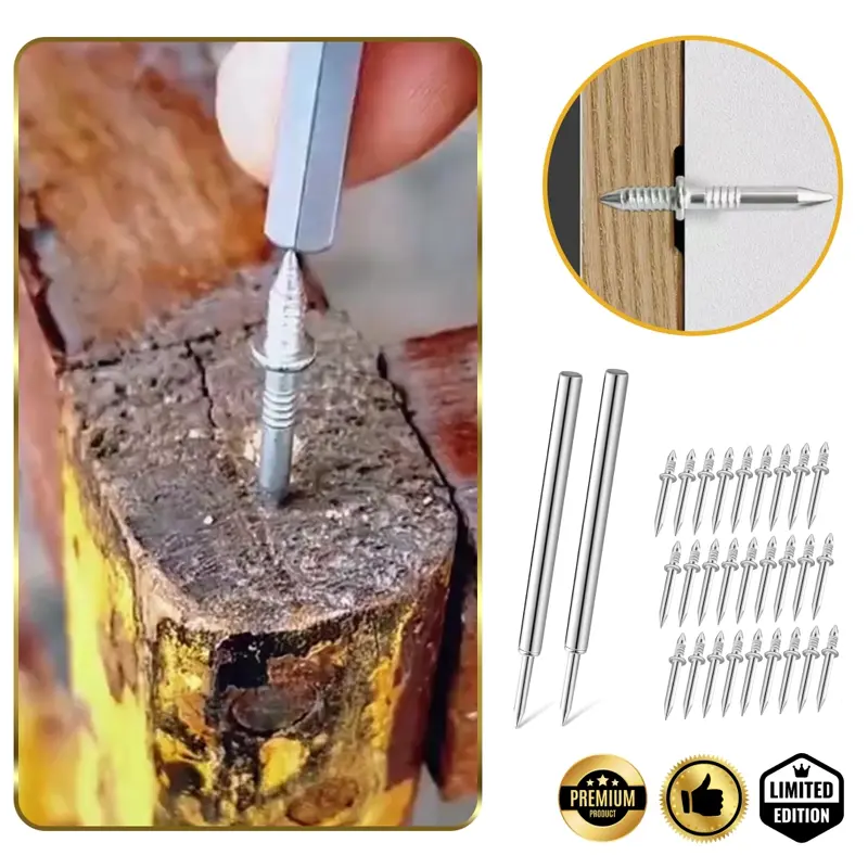 Naox™ - Комплект от 500 двойни пирони за первази с инструменти