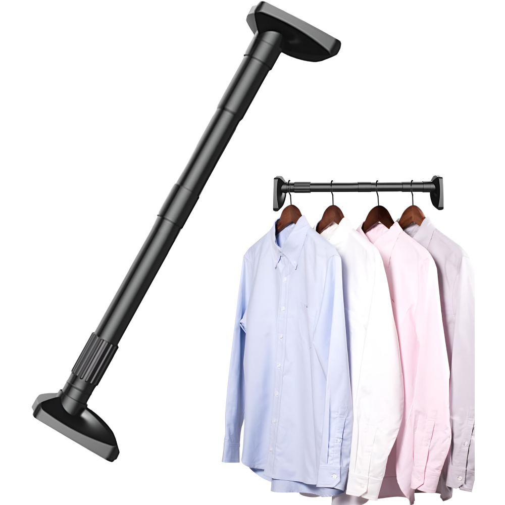 POWERPOLE – универсален разпъващ се прът без пробиване за окачване и съхранение (110–400 см)